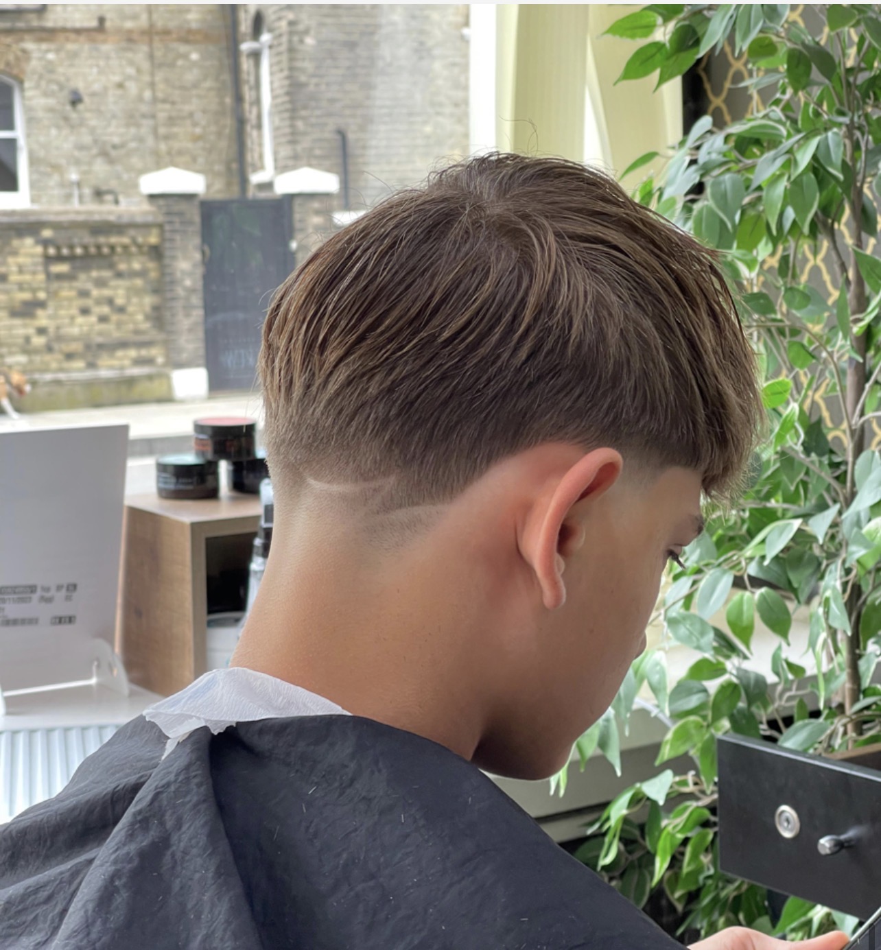Tapper fade with design 